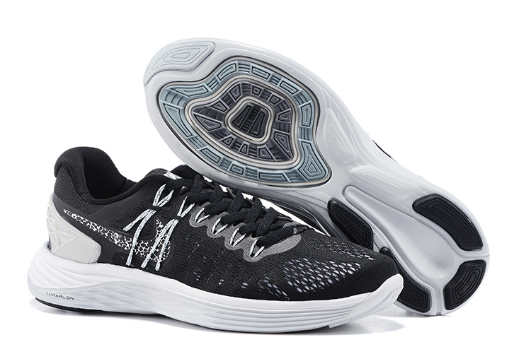 Nike Lunareclipes Black White Running Shoes - Click Image to Close