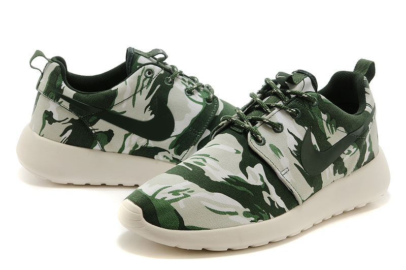 nike roshe army green