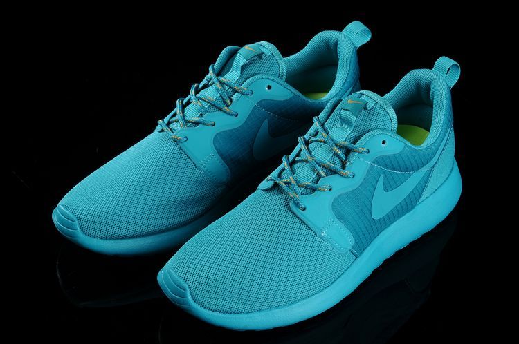 Nike Roshe Run Hyperfuse 3M All Baby Blue Running Shoes - Click Image to Close