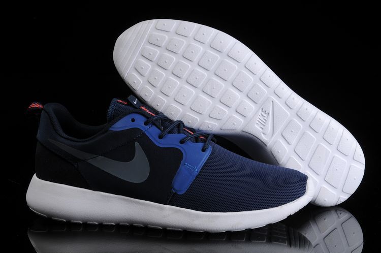 Nike Roshe Run Hyperfuse 3M Blue Black White Shoes
