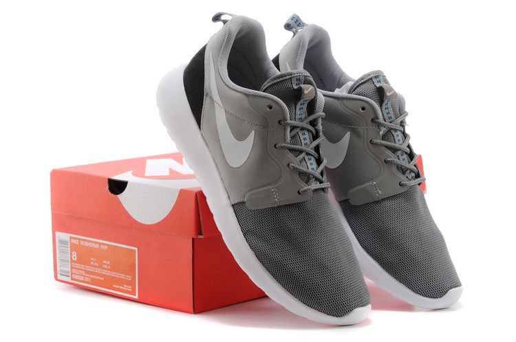 Nike Roshe Run Hyperfuse 3M Grey Black White Shoes