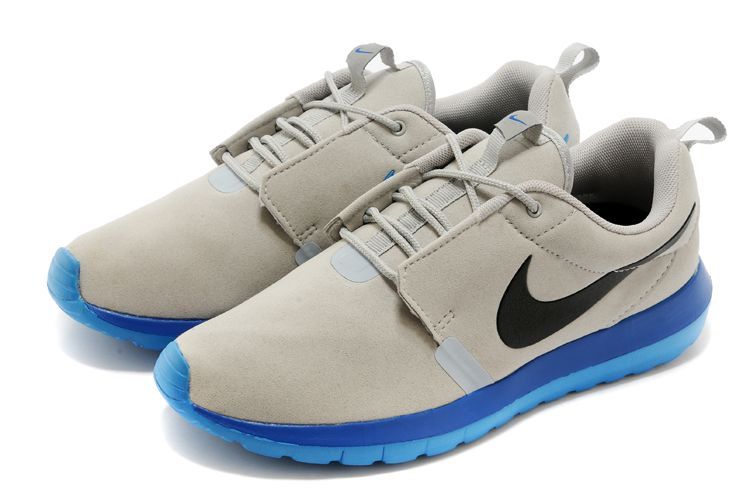 Nike Roshe Run NM 3M Midnight Grey Blue Black Swoosh Shoes
