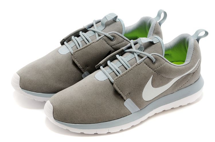 Nike Roshe Run NM 3M Midnight Grey White Shoes - Click Image to Close