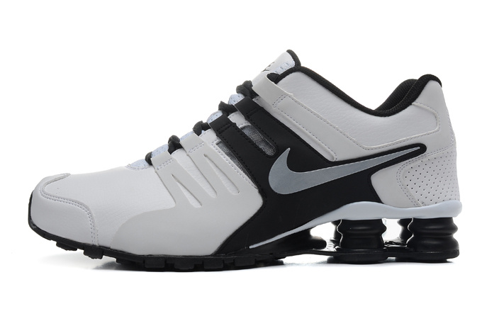 Nike Shox Current Shoes White Grey Black - Click Image to Close
