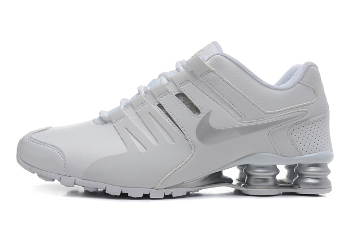 Nike Shox Current Shoes White Grey - Click Image to Close