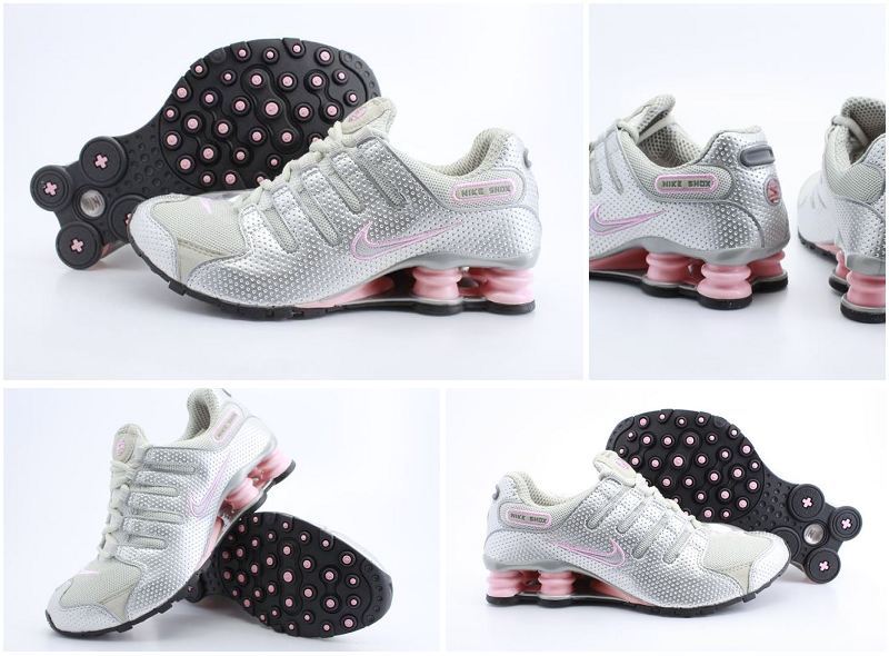 Women Nike Shox NZ Grey Silver Pink Shoes