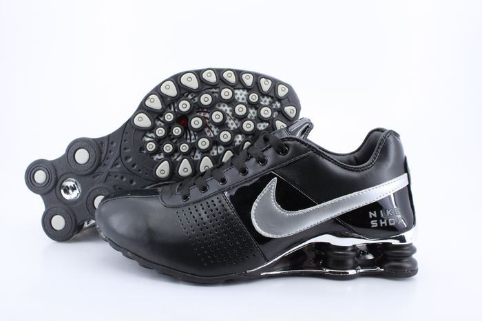 Nike Shox OZ D Shoes Black Silver Swoosh