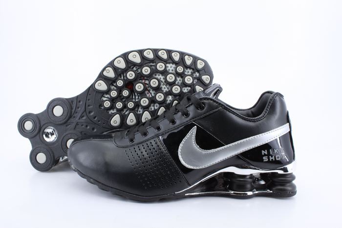 Nike Shox OZ D Shoes Black Silver Swoosh - Click Image to Close