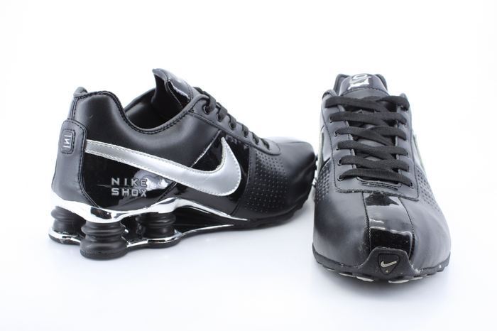 Nike Shox OZ D Shoes Black Silver Swoosh - Click Image to Close