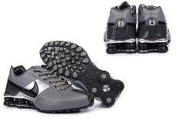 Nike Shox OZ D Shoes Grey Black Silver