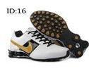Nike Shox OZ D Shoes White Black Gold