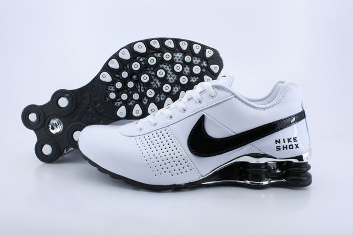 Nike Shox OZ D Shoes White Black Swoosh
