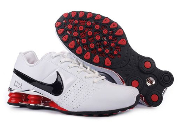 Nike Shox OZ D Shoes White Black Red