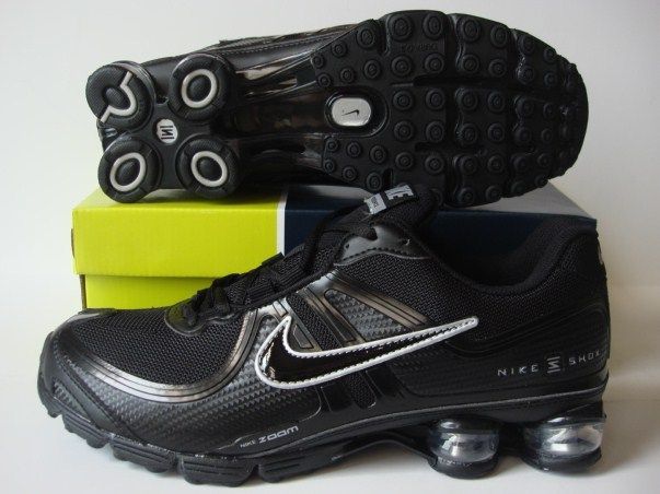 Nike Shox R2 All Black Running Shoes