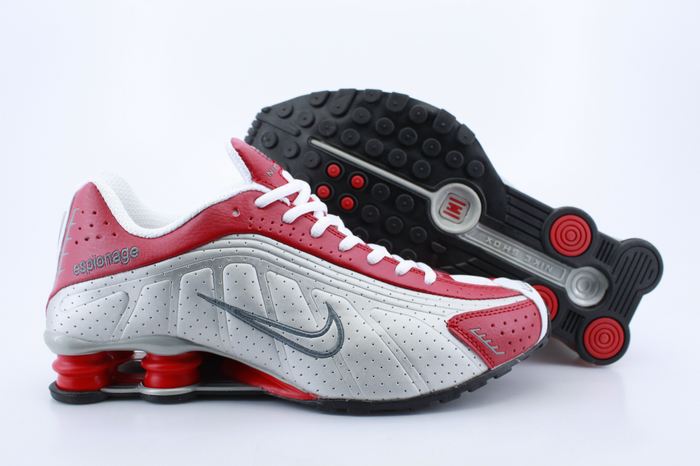 Nike Shox R4 Shoes Red White