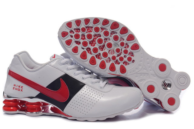 Nike Shox R4D White Red Black Men Sport Shoes