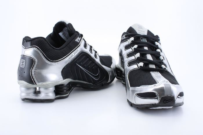 Nike Shox R5 Black Silver Sport Shoes - Click Image to Close