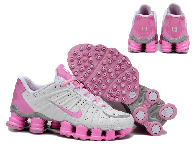 Women Shox TL3 Grey Pink Shoes