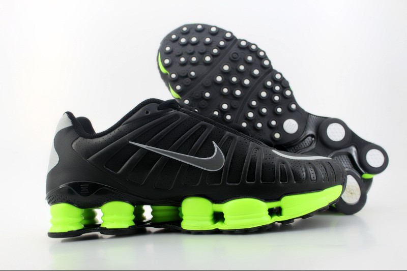 Nike Shox TLX Shoes Black Green