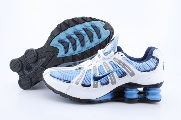 Women Shox Turb White Blue Black For Women - Click Image to Close