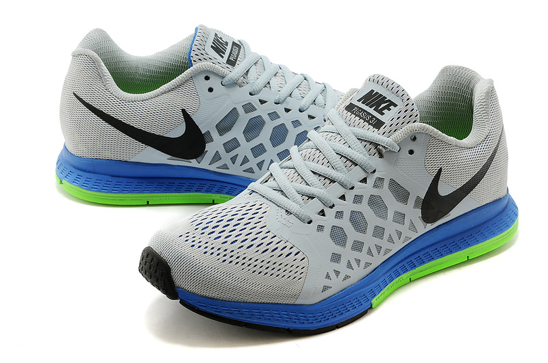 Nike Zoom Pegasus 31 Grey Blue Black Running Shoes