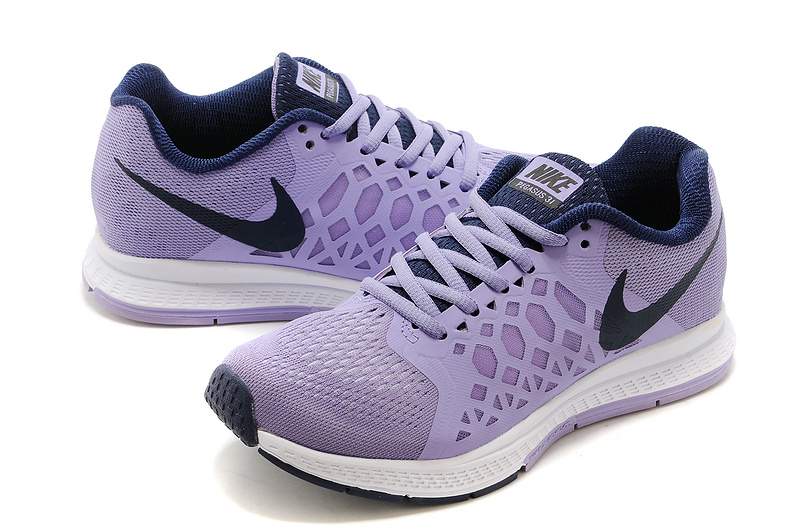 Nike Zoom Pegasus 31 Light Purple Black Running Shoes For Women