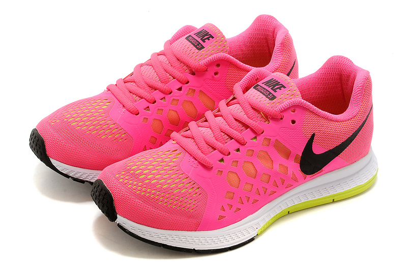 Nike Zoom Pegasus 31 Pink Black White Running Shoes For Women