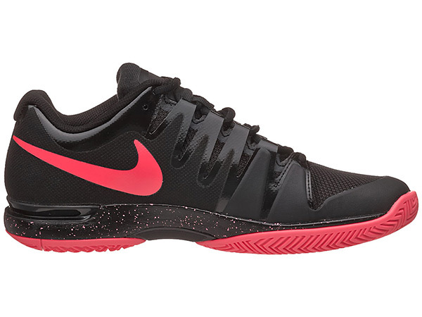 Nike Zoom Vapor 9.5 Tour Black Red Tennis Shoes