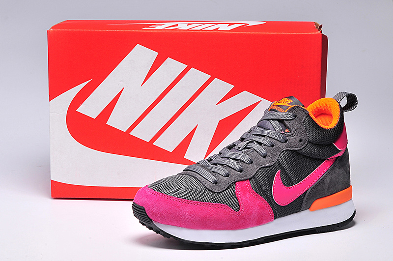 Women Nike 2015 Archive Grey Red Orange Shoes - Click Image to Close