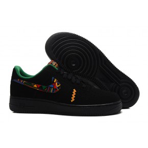 Women Nike Air Force 1 Low Black Colorful Shoes