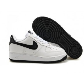 Women Nike Air Force 1 Low White Black Shoes