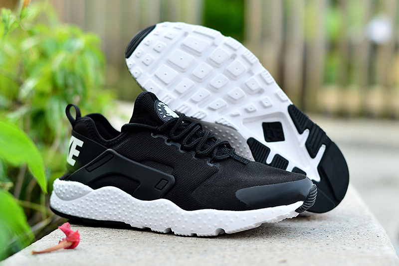 Women Nike Air Huarache 3 Black White Lover Shoes - Click Image to Close