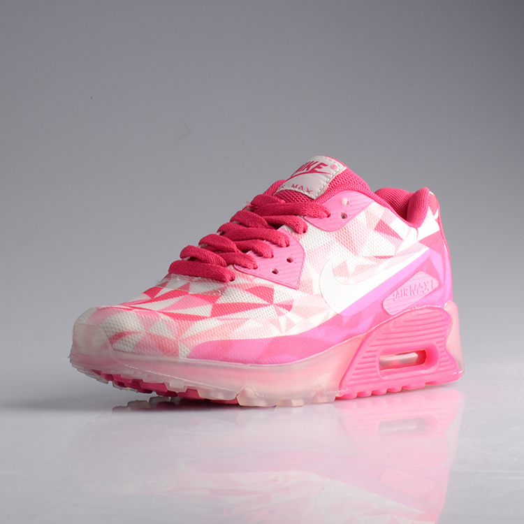 Women Nike Air Max 90 Jelly White Red Shoes
