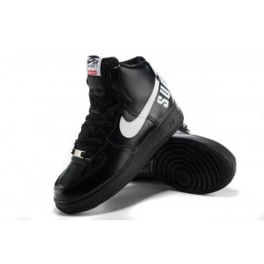 Women Nike Dunk High Black White Shoes