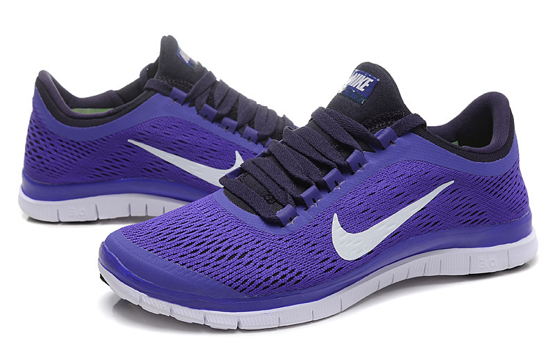 Women Nike Free 3.0 V5 Purple Black Running Shoes