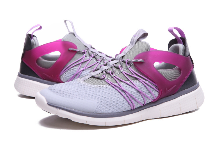 Women Nike Free Viritous Grey Purple White Running Shoes