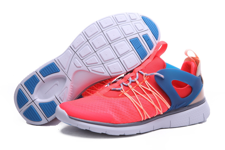 Women Nike Free Viritous Red Blue White Running Shoes