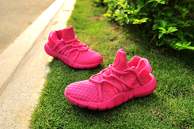 Women Nike Huarache 2 All Pink Shoes - Click Image to Close