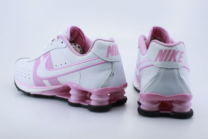 Women Shox White Pink Shoes